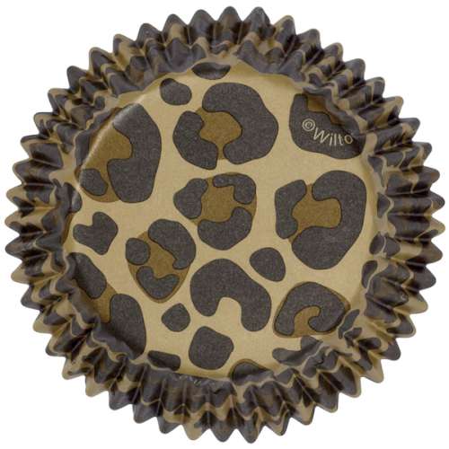 Leopard Print Cupcake Papers - Click Image to Close